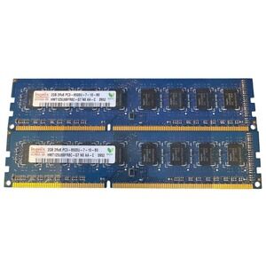 Hynix 2GB 2Rx8 DDR3 PC3-8500U 1066MHz Desktop RAM Memory Lot of‎ 2